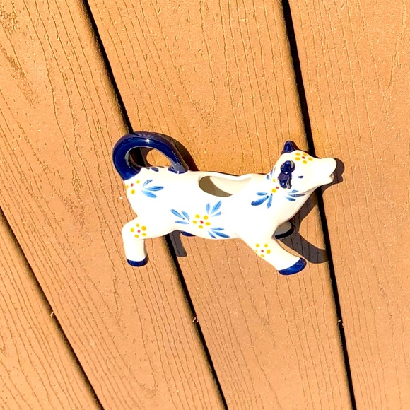 TEMP-TATIONS OLD WORLD 3-PIECE DAIRY TRIO BLUE - Picture 5 of 11